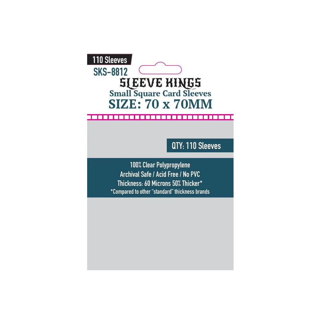 Sleeve Kings - Small Square Card - 70x70mm - 110p