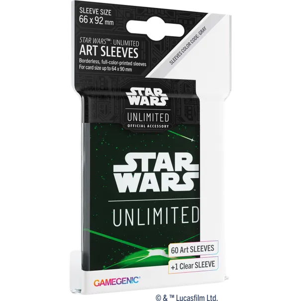 Sleeves Card Back Green Star Wars Unlimited