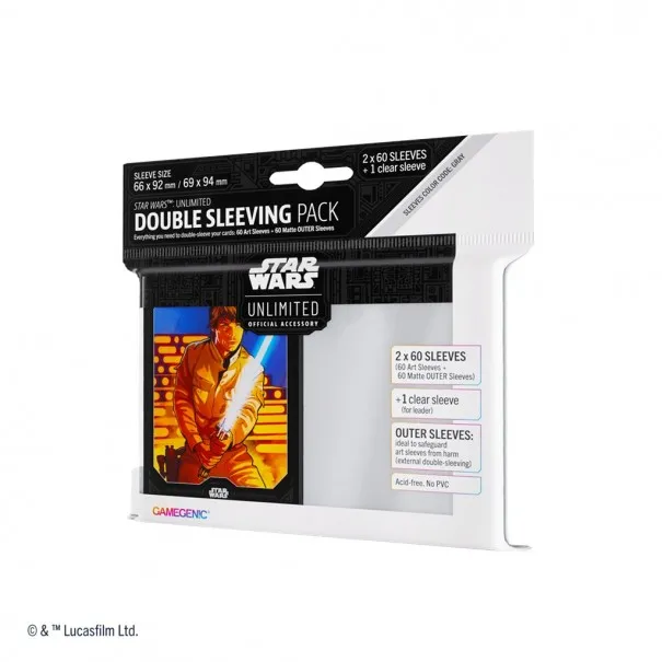 Sleeves Double Pack Luke Gamegenic SW Unlimited