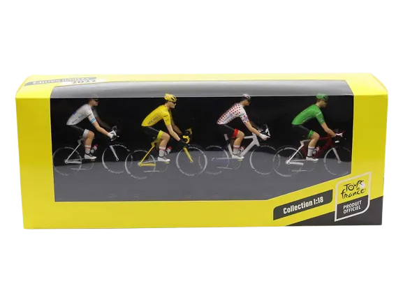 SOLIDO Pack 4 Cyclistes Tour De France 2022 1/18 - S1809906