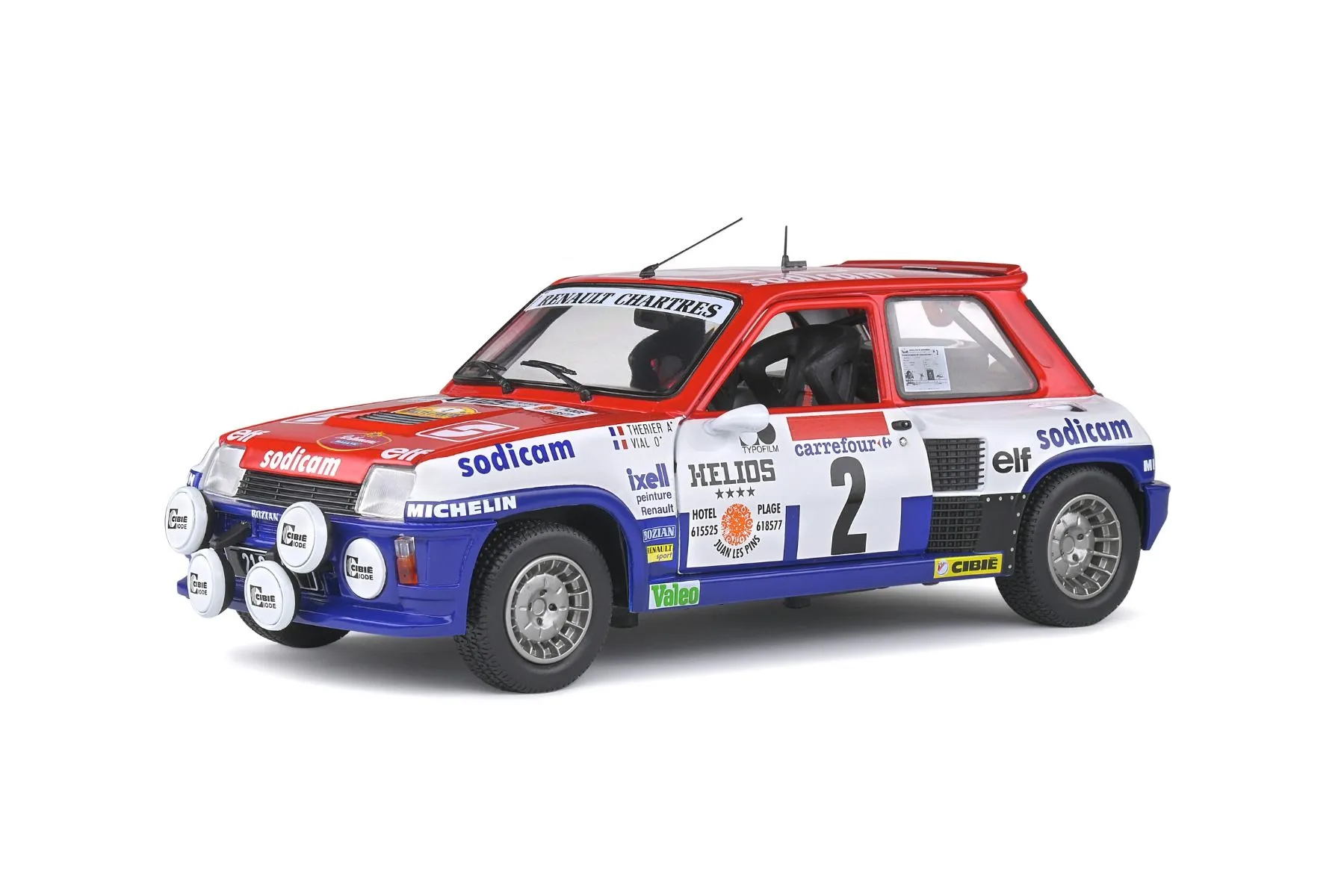 SOLIDO Renault Maxi 5 Turbo rallye d'Antibes 1983 JL Therier Nr7 1/18 - S1801310