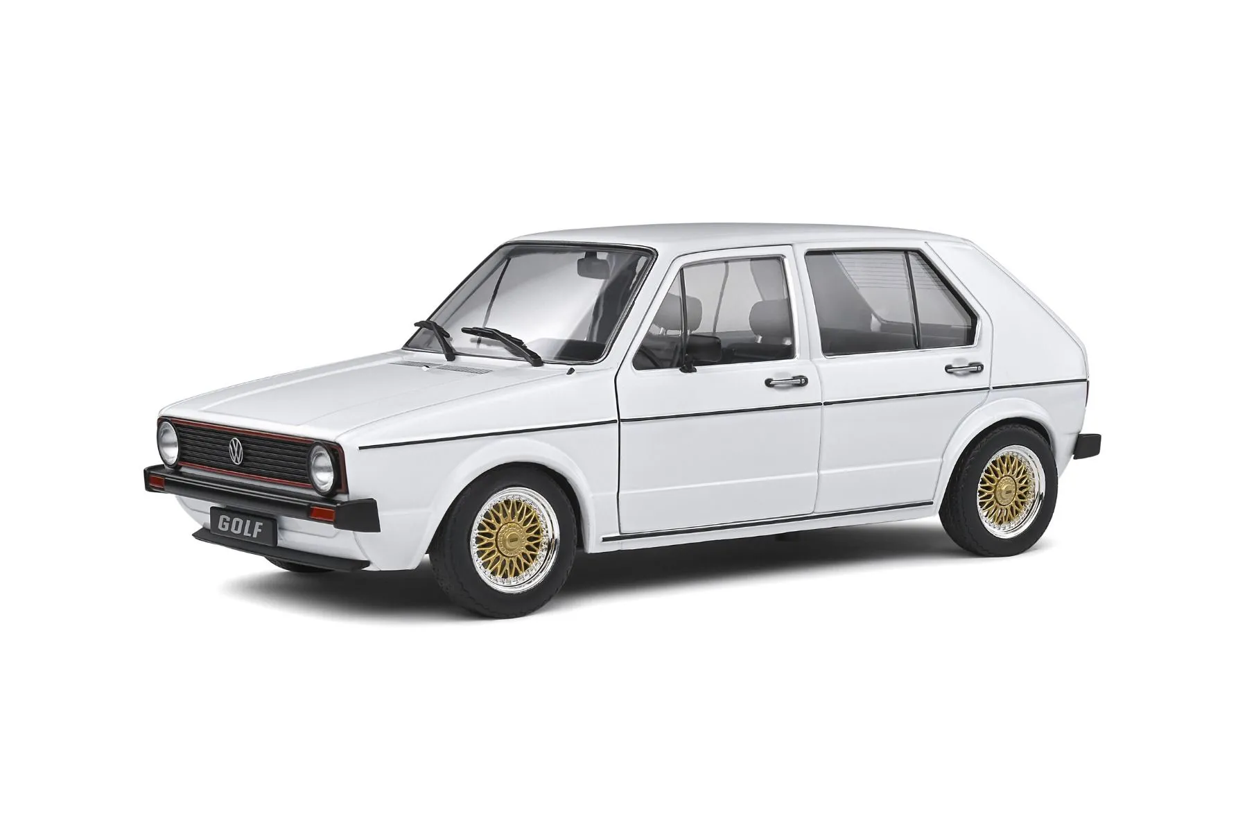 SOLIDO Volkswagen Golf L White Custom 1983 1/18 - S1800211
