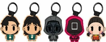 Squid game présentoir porte-clés sac à dos dznr 10 cm (24)