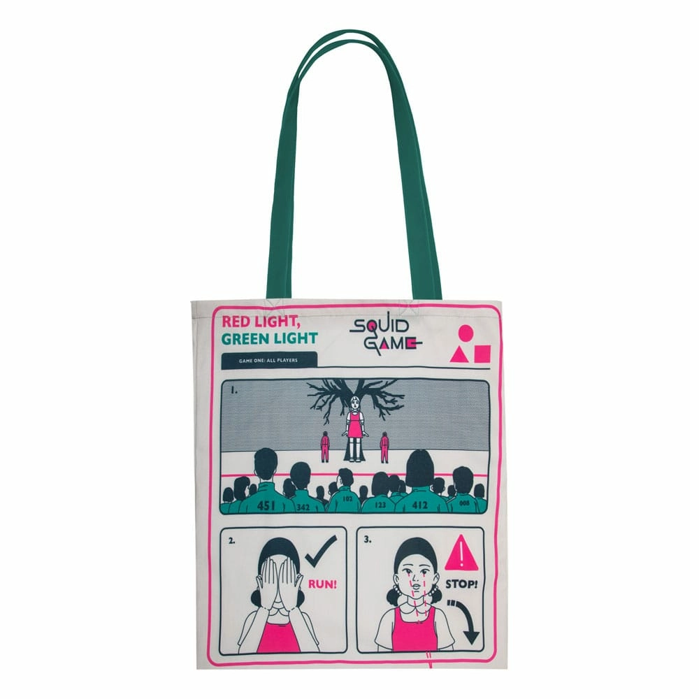 Squid game sac shopping young-hee blue print