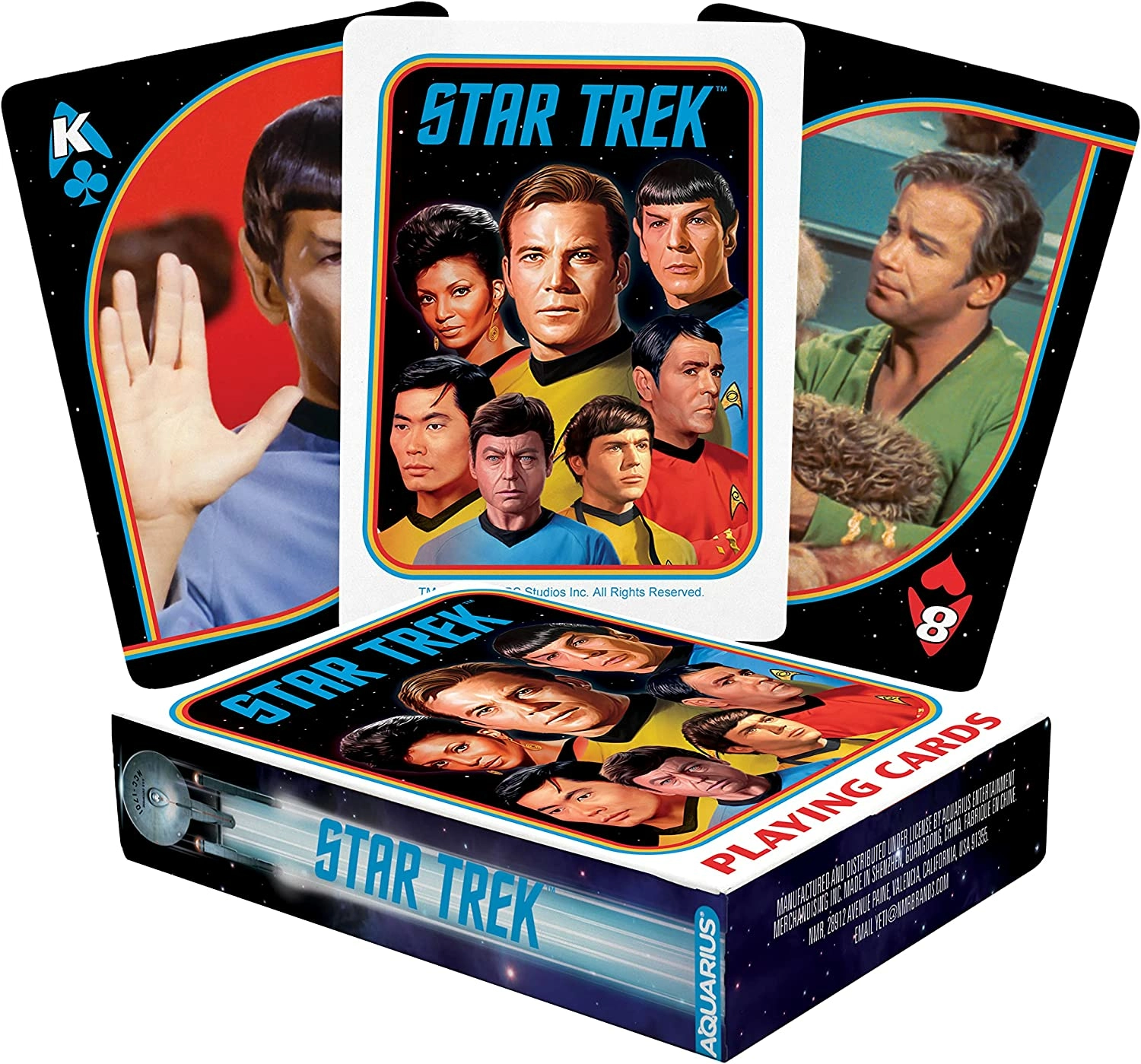 Star trek - série originale - jeu de cartes