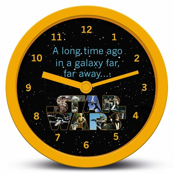 Star wars - long tima ago - horloge de bureau 16cm