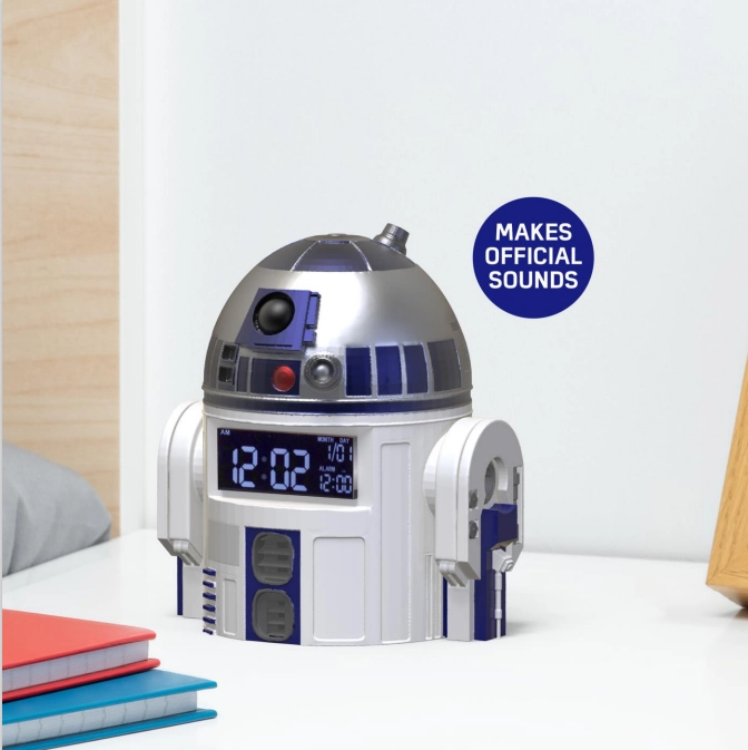 Star wars - r2-d2 - réveil 13cm