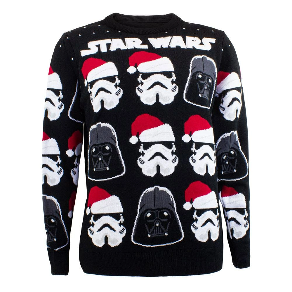 Star wars sweatshirt christmas jumper darth vader / stormtrooper (xl)