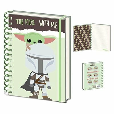 Star wars - the mandalorian - carnet de notes a5