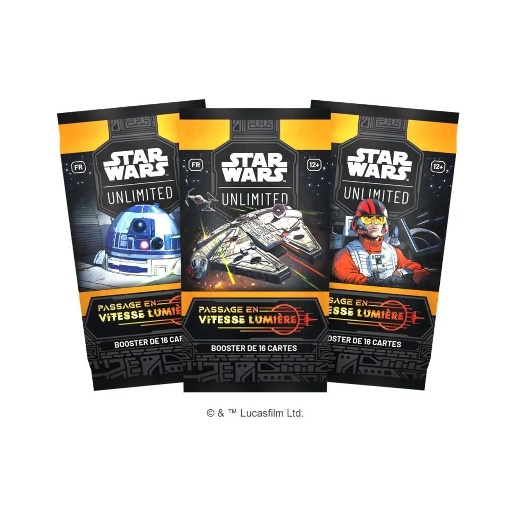 Star Wars Unlimited : Passage en Vitesse Lumière - 10 Boosters+1 Offert