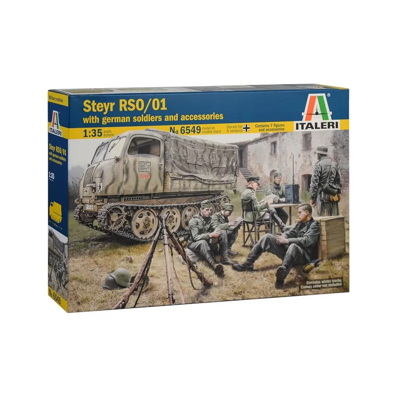 Steyr RSO/01 avec des soldats. ITALERI 6549