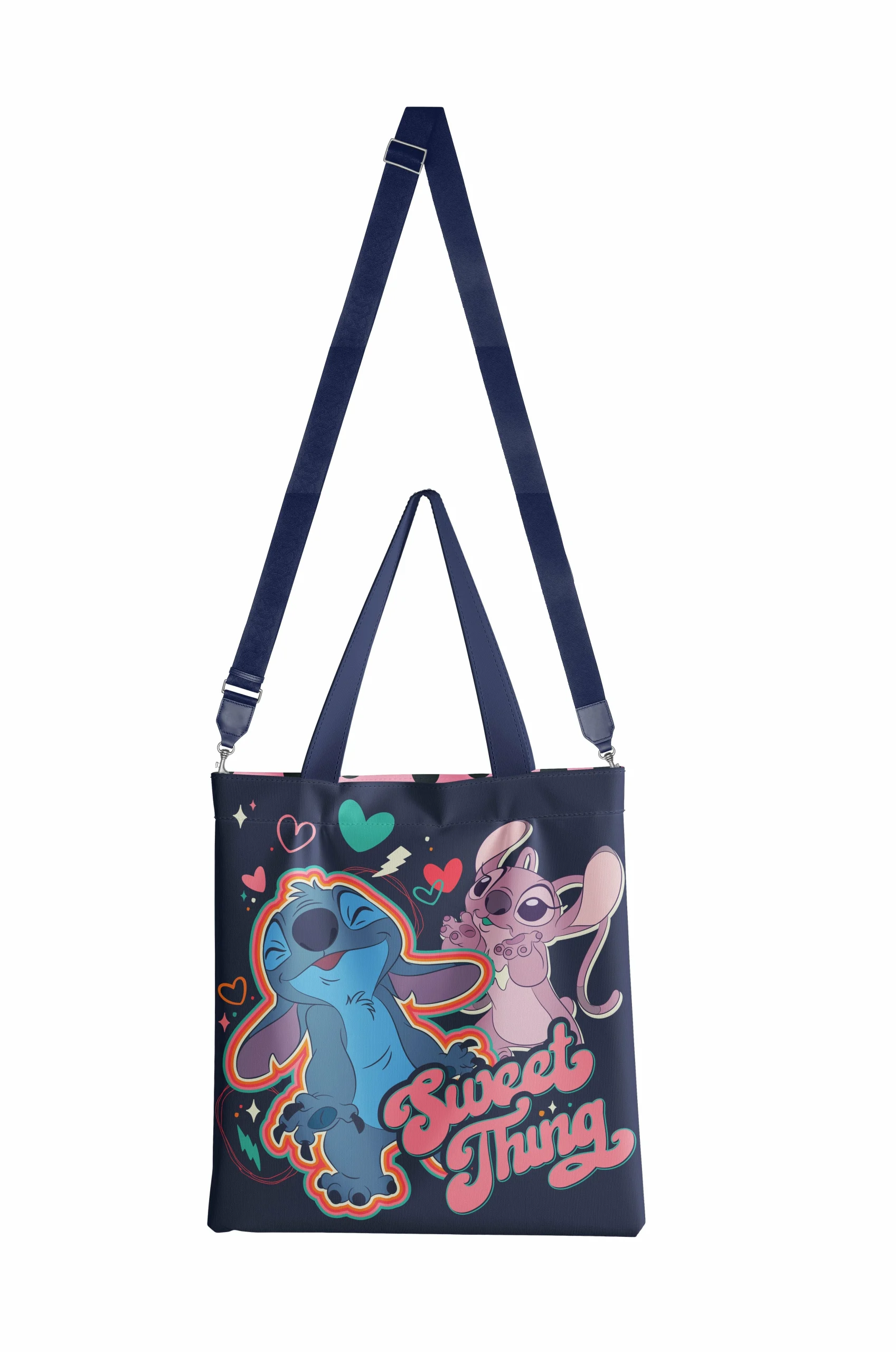 Stitch & angel - sweet - tote bag premium edition limitée 40x36cm
