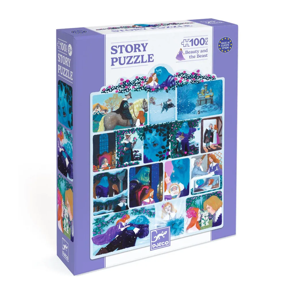 Story Puzzle - La Belle et la Bête - 100 Pièces