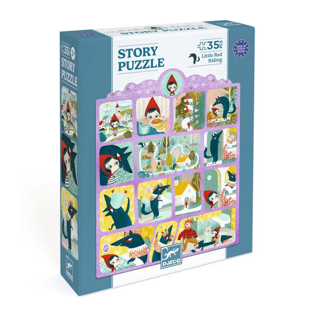 Story Puzzle - Le Petit Chaperon Rouge - 35 Pièces