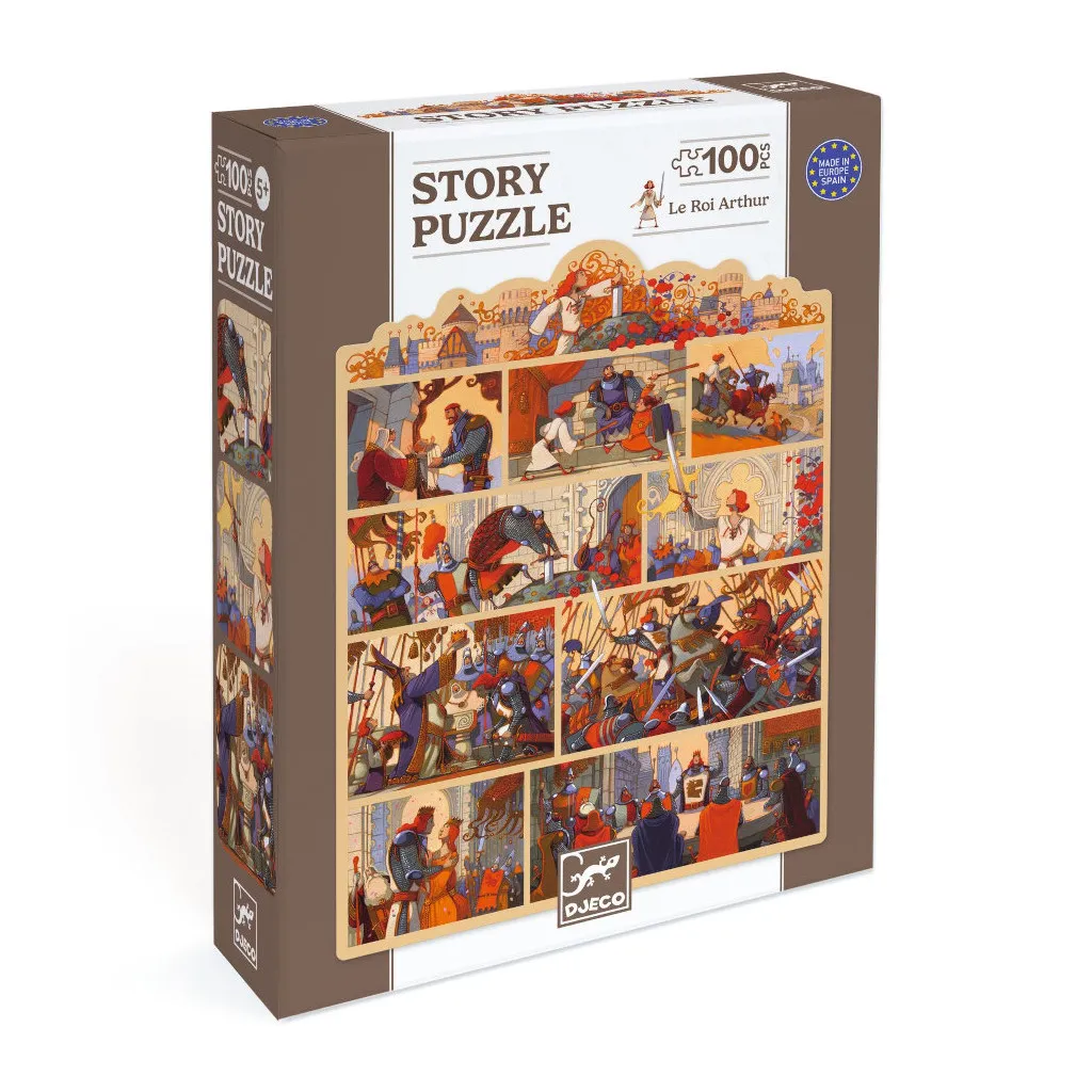 Story Puzzle - Le Roi Arthur - 100 Pièces