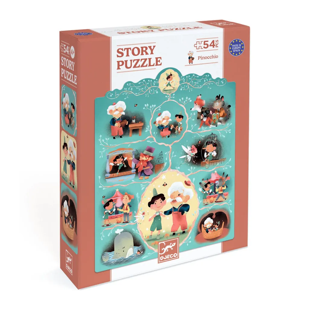 Story Puzzle - Pinocchio - 54 Pièces