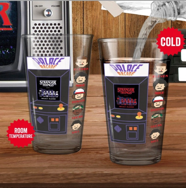 Stranger things - arcade - colour change glass