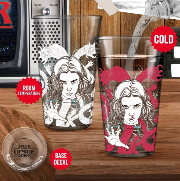 Stranger things - colour change glass