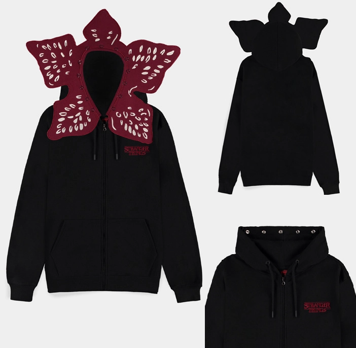 Stranger things - demogorgon - pull à capuche novelty (m)