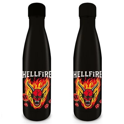 Stranger things - hellfire club - bouteille en métal