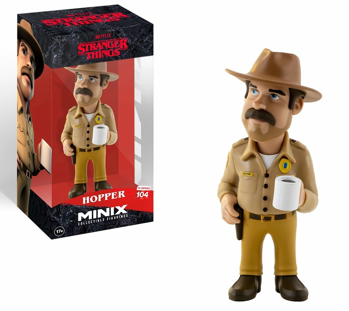 Stranger things - hopper - figurine minix 12cm