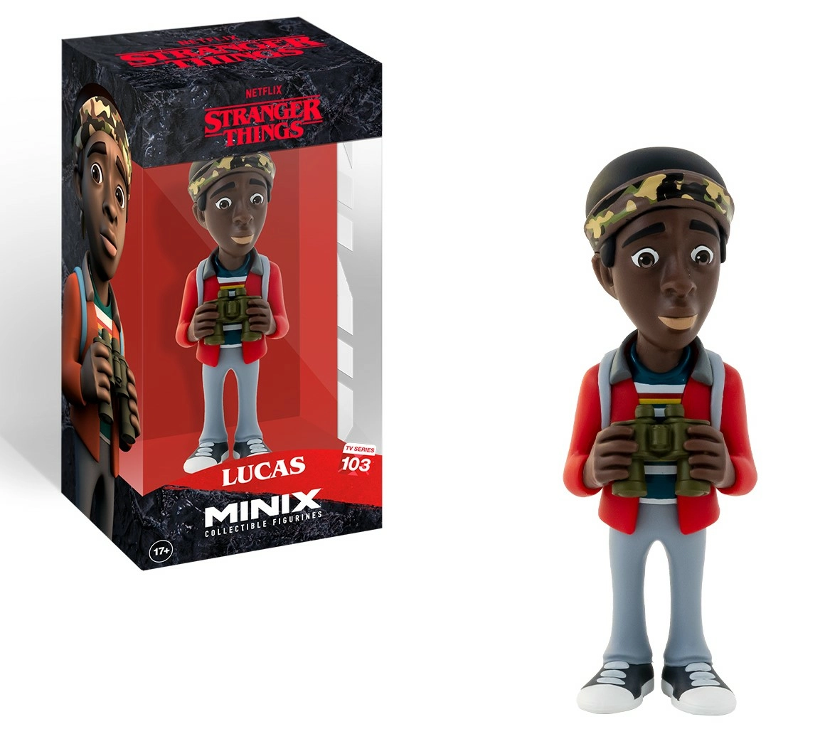 Stranger things - lucas - figurine minix 12cm