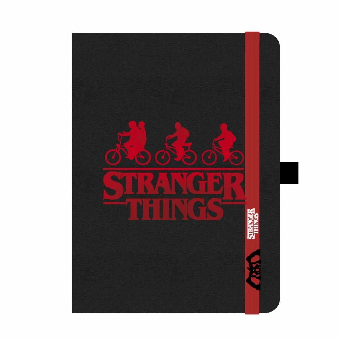 Stranger things - notebook en similicuir - format a5