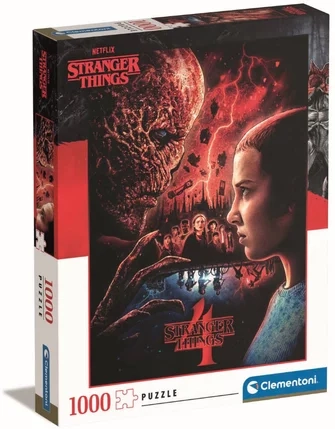 Stranger things - vecna vs onze - puzzle 1000p