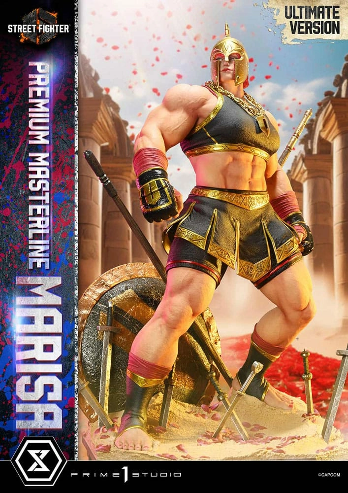 Street fighter 6 statuette premium masterline series 1/4 marisa ultimate version 70 cm