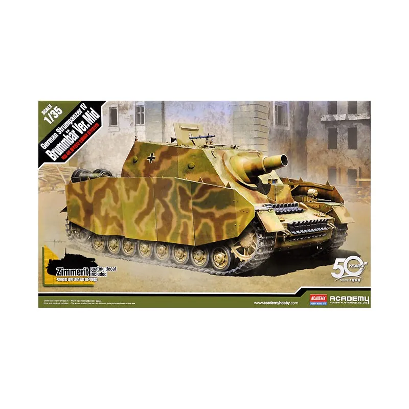 Strumpanzer IV Brummbär Ver. Moyen allemand. ACADEMY 13525