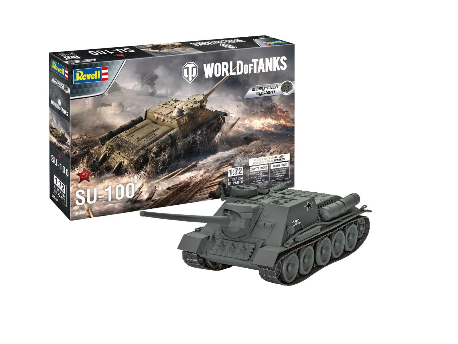 SU-100 World of Tanks 1/72 Revell - 03507