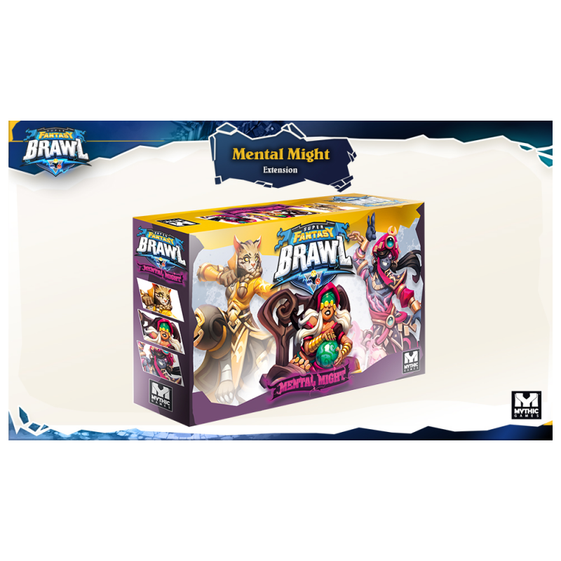 SUPER FANTASY BRAWL - Extension Mental Might - Jeux de cartes