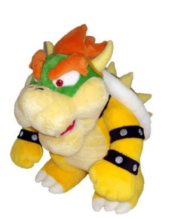 Super mario - bowser - peluche 26cm