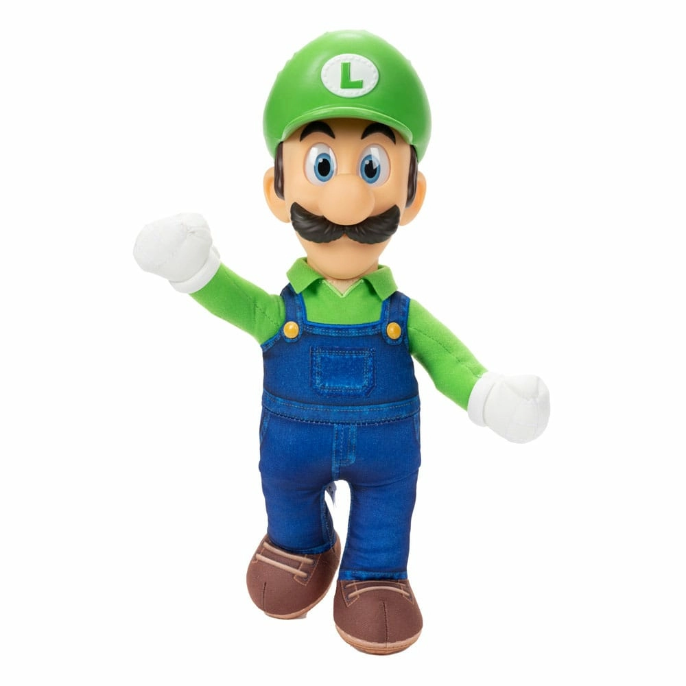 Super mario bros. le film peluche luigi 30 cm