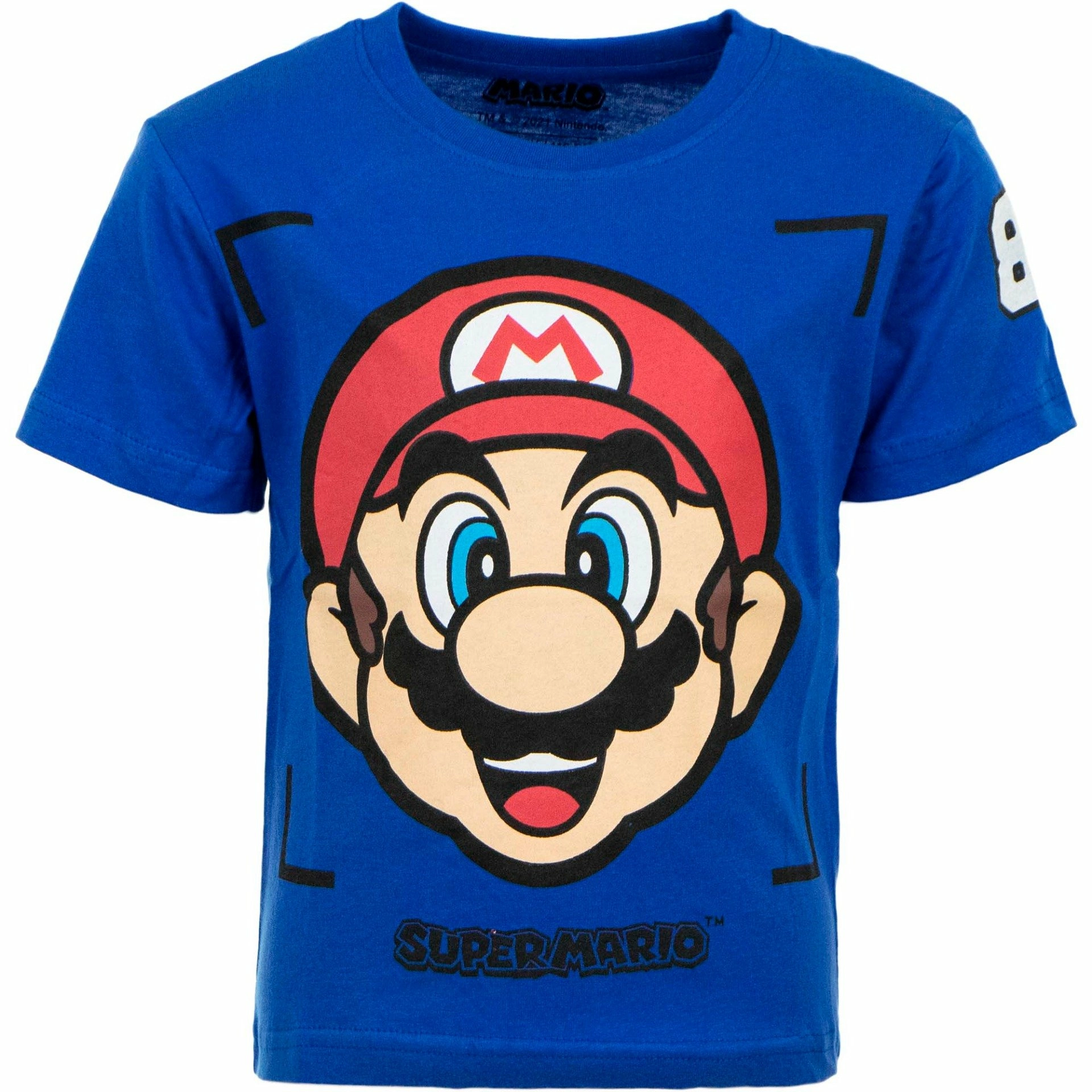 Super mario - head - t-shirt kids - 4 ans