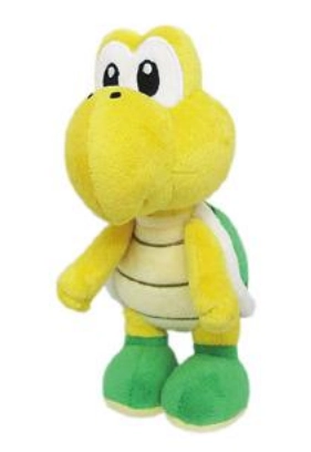 Super mario - koopa troopa - peluche 20cm