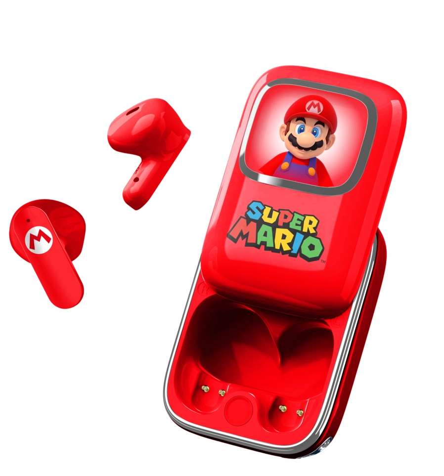 Super mario - slide case light up - earpods audio tws