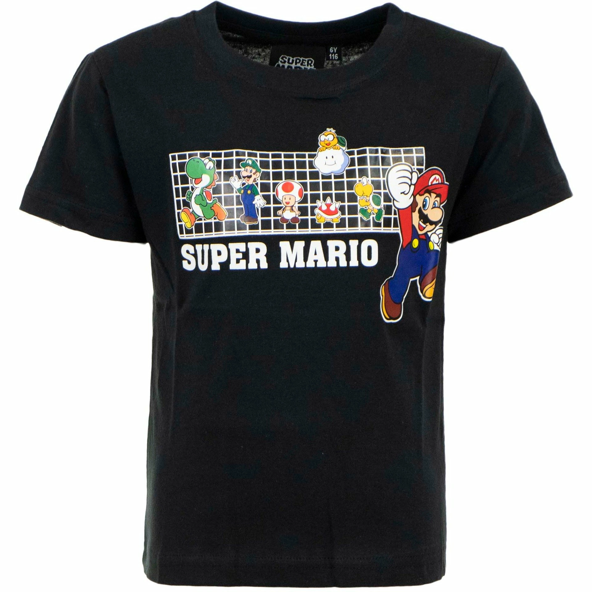 Super mario - team - t-shirt kids - 4 ans