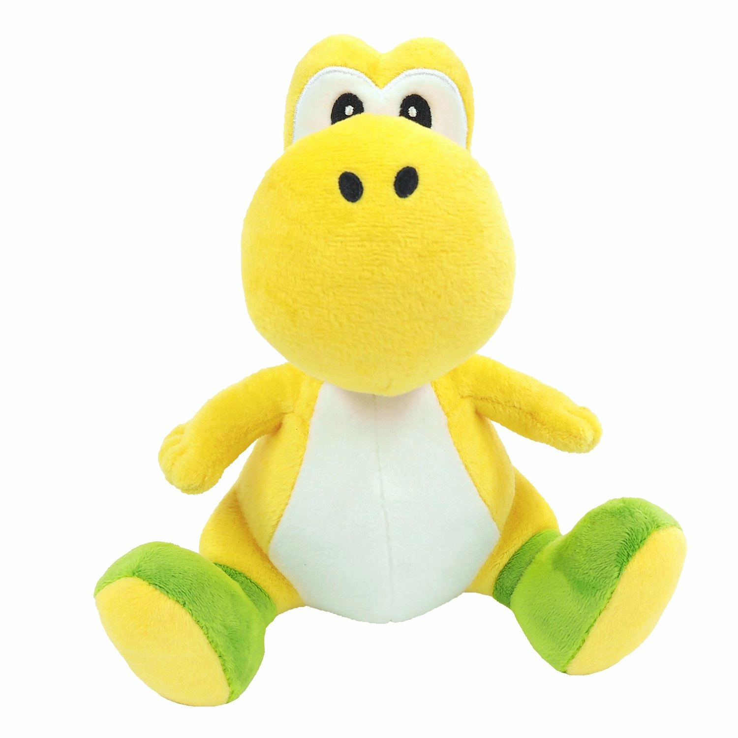 Super mario - yoshi jaune - peluche 20cm