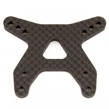 Support d'amortisseur avant carbone "triangles Gullwing" B6.1 - AS91768 - Pièce détachée Team Associated - 91768