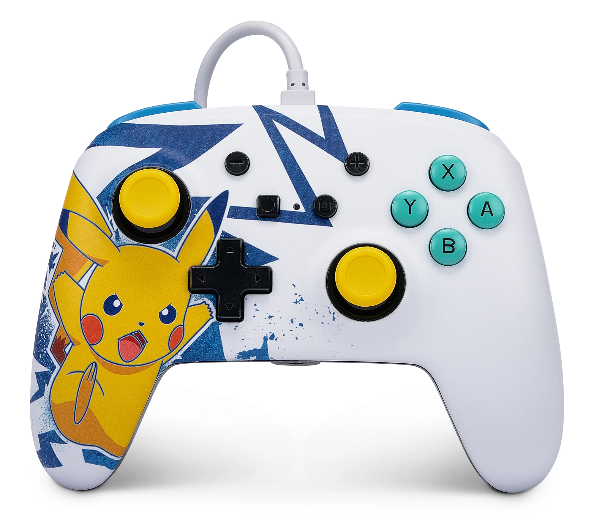 Switch- manette filaire - pokémon - pikachu high voltage