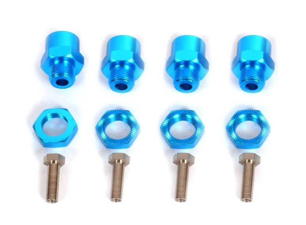 Adaptateur Hexagone Bleu 12mm vers 17mm (x4) T2M - T422674B