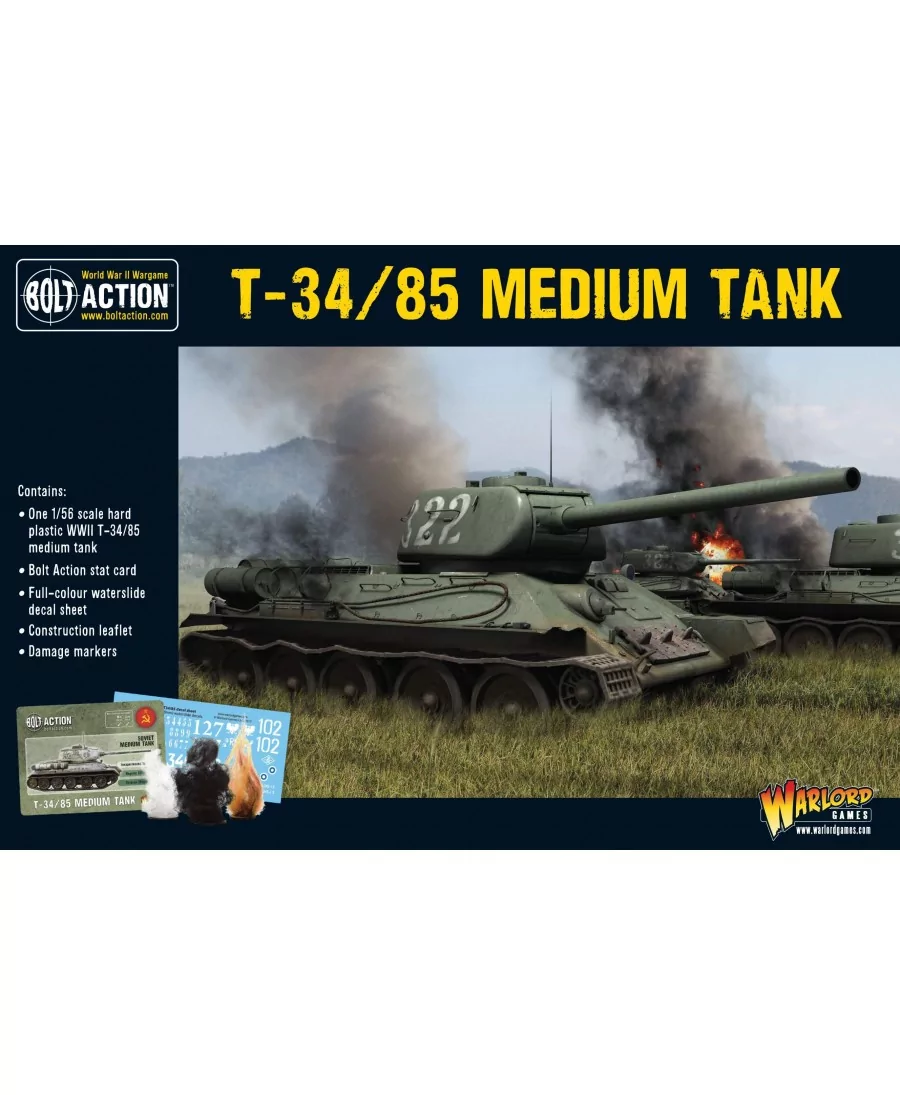 Bolt Action : Soviet T-34/85 Medium Tank