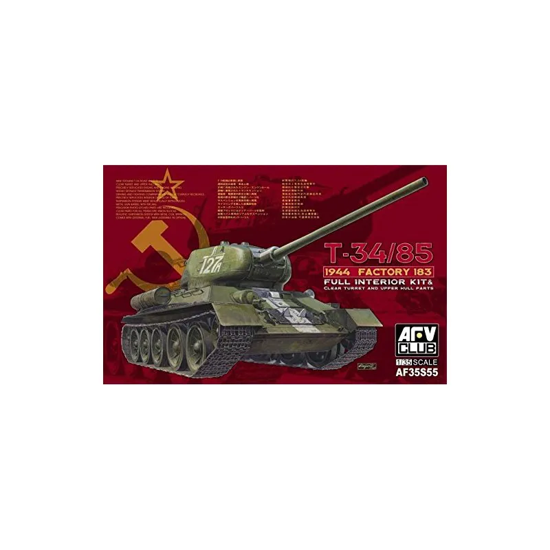 T34/85 Mod. 1944. AFV CLUB 35S55