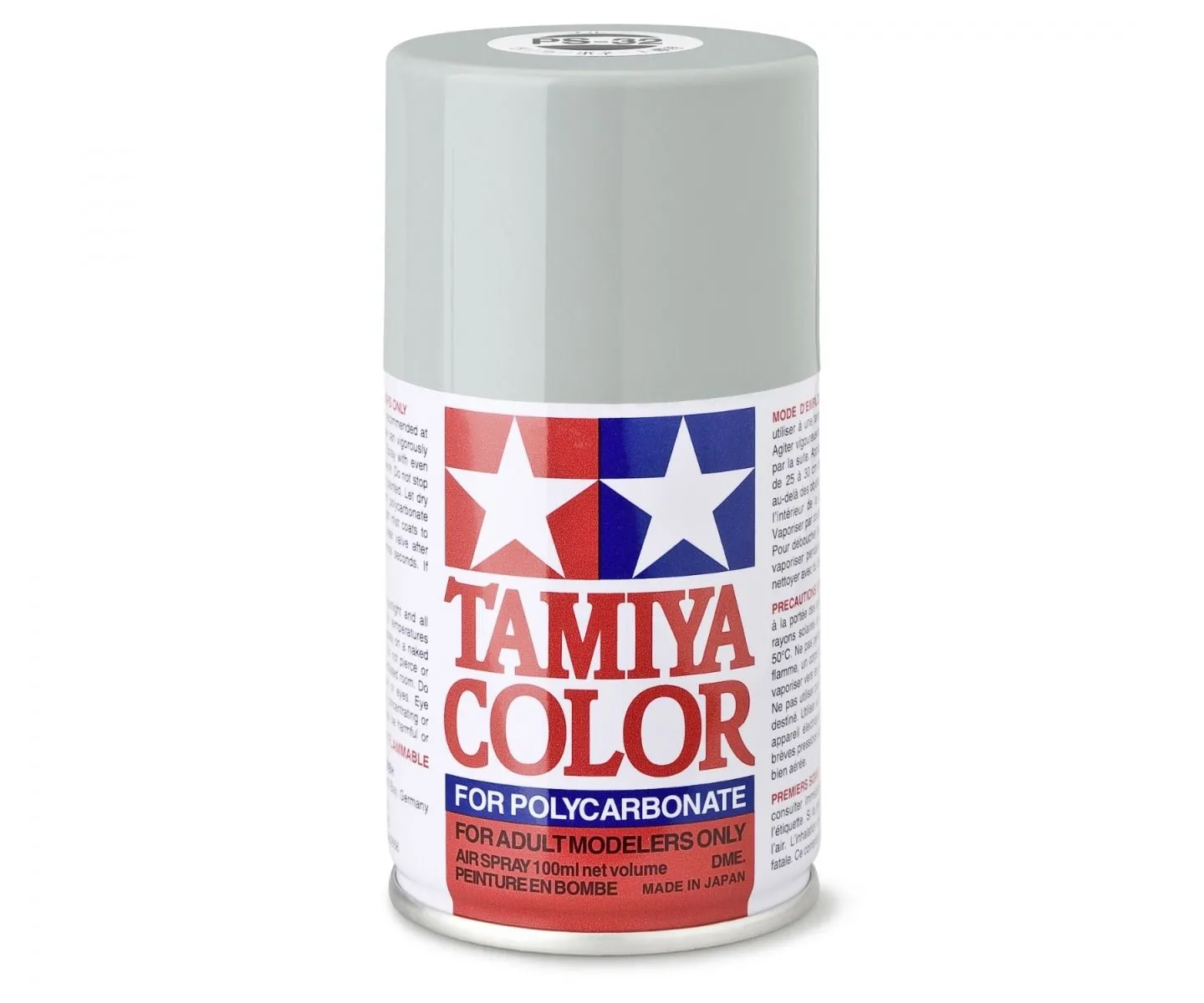 PS32 GRIS Tamiya : Bombe peinture spray 100ml
