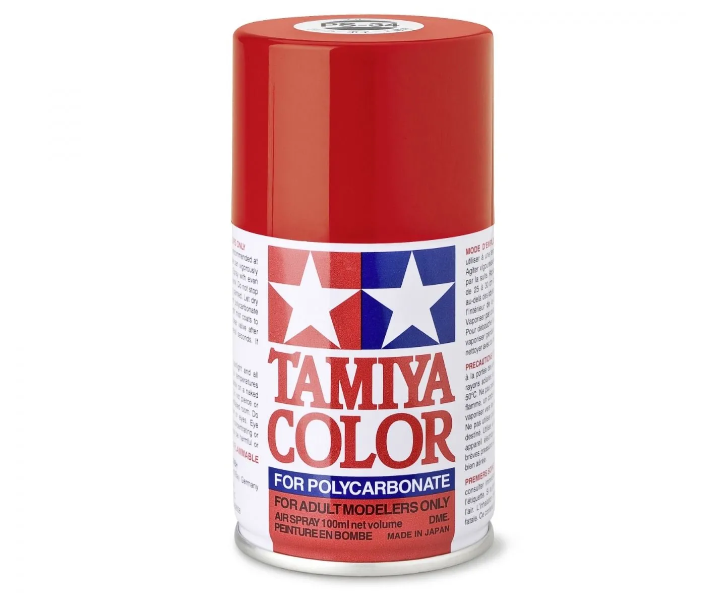 PS34 ROUGE FERRARI Tamiya : Bombe peinture spray 100ml