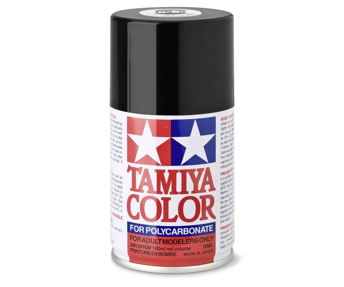 PS5 NOIR Tamiya : Bombe peinture spray 100ml