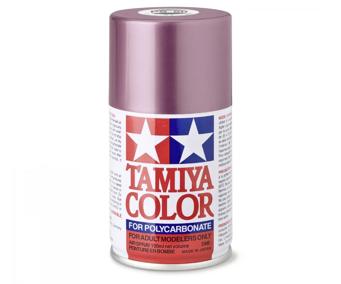 PS50 ROSE NACREE Tamiya : Bombe peinture spray 100ml
