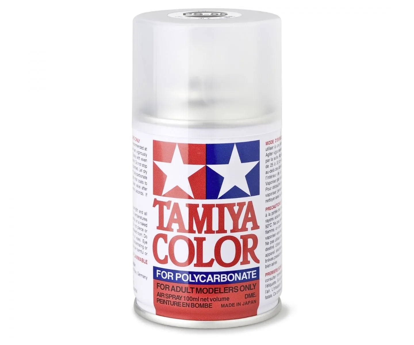 PS55 VERNIS MAT Tamiya : Bombe peinture spray 100ml