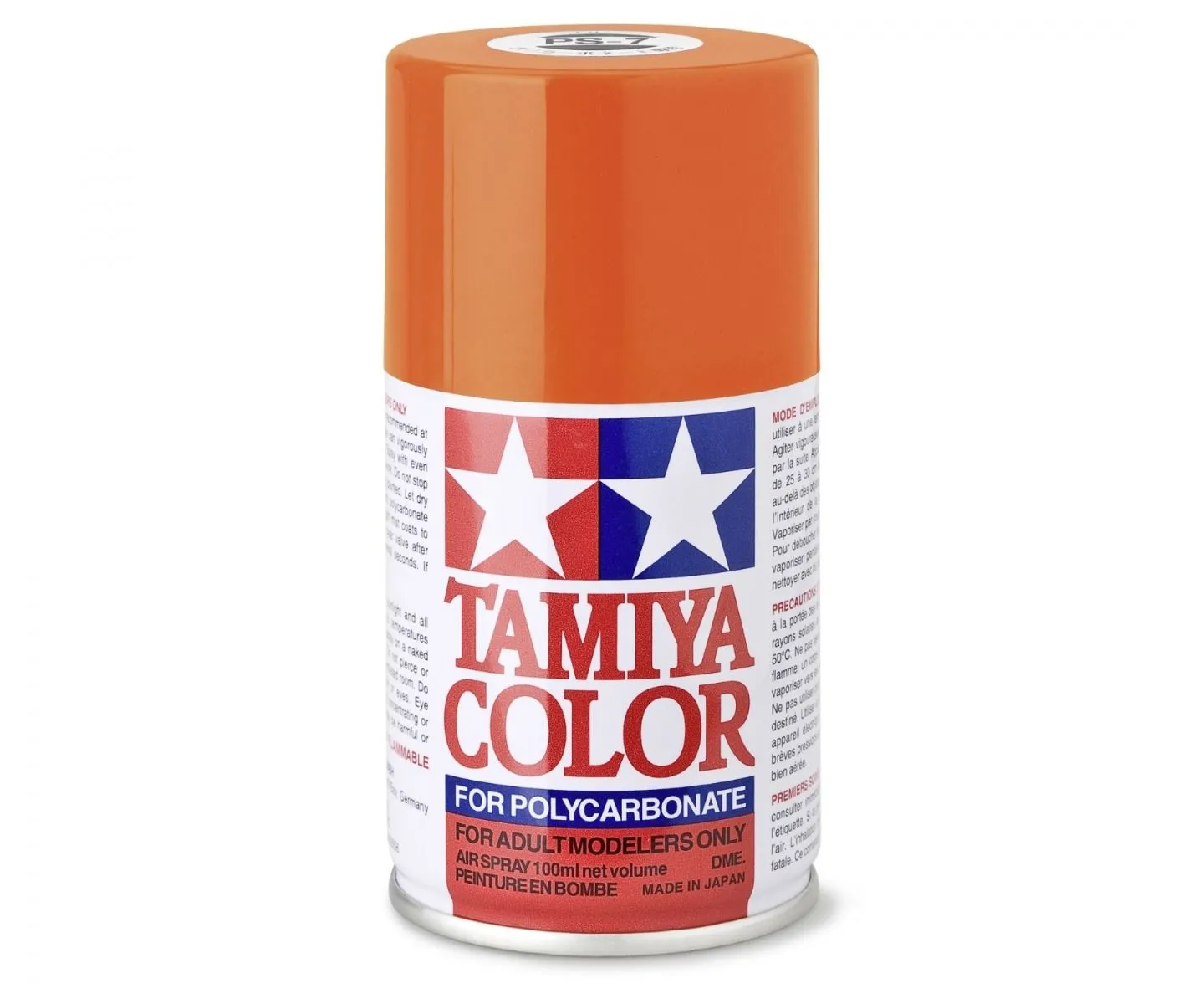 PS7 ORANGE Tamiya : Bombe peinture spray 100ml